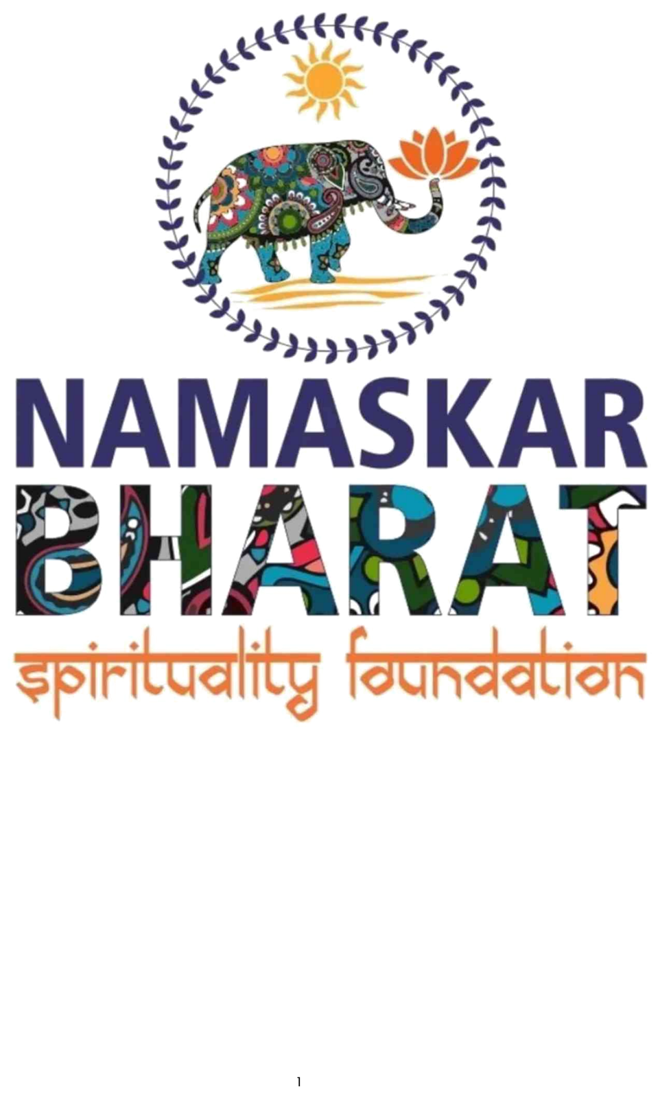 NAMASKAR BHARAT SPIRITUALITY FOUNDATION